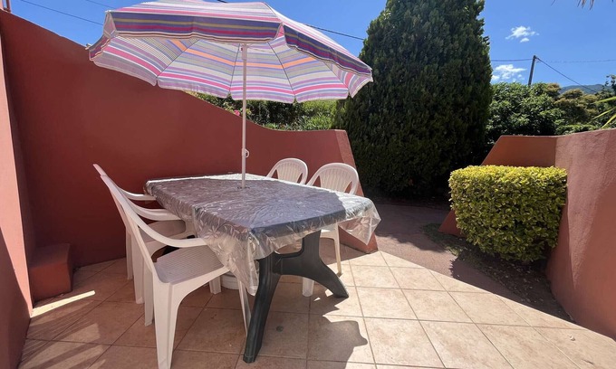 Moriani-Plage Apartment | 3-room apartment in Moriani Beach, air-conditioned, terrace, parking