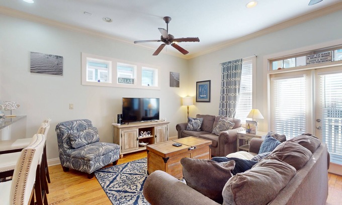 Crescent Beach House | 3-story, dog-friendly home with pool & balcony - walk to beach