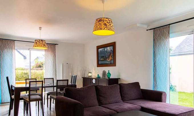Pleherel-Plage-Vieux-Bourg Villa | 300 - Modern Haus nur wenige Minuten vom Strand entfernt