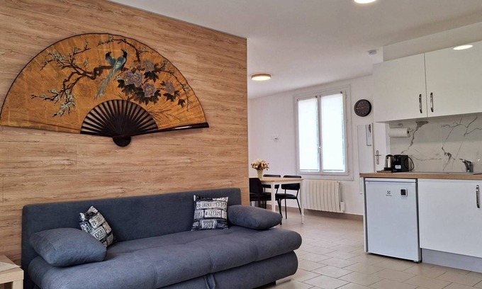 Merville-Franceville-Plage House | 300m from the beach, charm and tranquility in Merville-Franceville