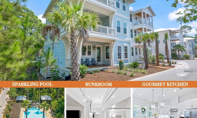 Treetop House | 30A | Big Home | 4 Bikes | Pool | Sleeps 16