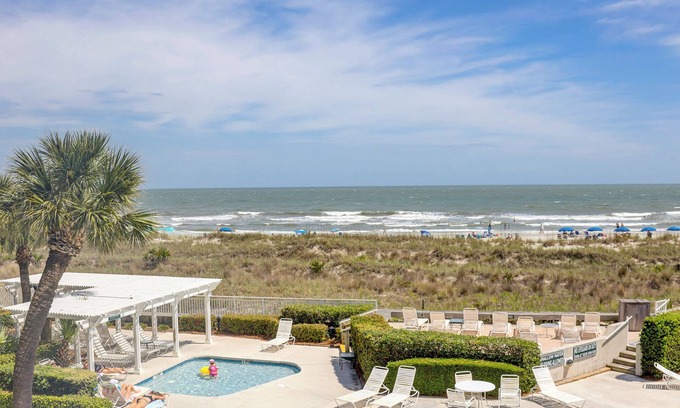 North Forest Beach Condo | 3202 SeaCrest- Direct Oceanfront & Fully Renovated, Heated Pool March/April