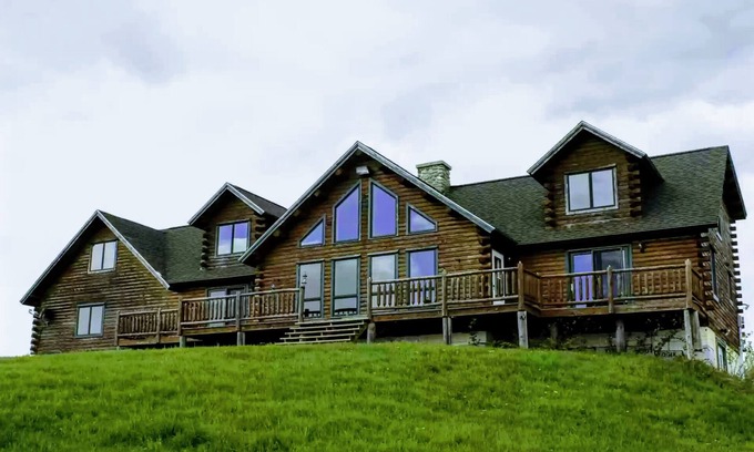 Perham Cabin | 3500 sq ft Lodge with mountain views I Northern Maine