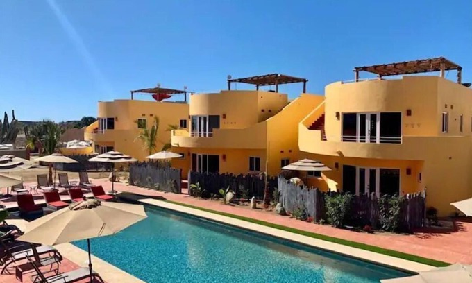 El Pescadero Condo | 3B Cerritos Beach Condo, Lrg Pool, Baja Sur