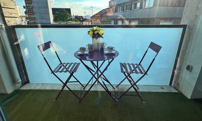 Ivry-port Apartment | 3km de Paris, Bel Appartement Entier de 3 Pièces Avec Parking