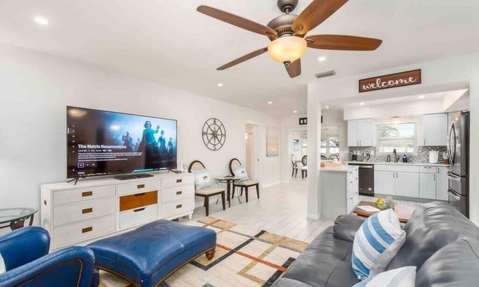 Clearwater House | 4-Bedroom Family Home w/Pool, Hot Tub & Luxe Amenities, 14 minutes from beaches