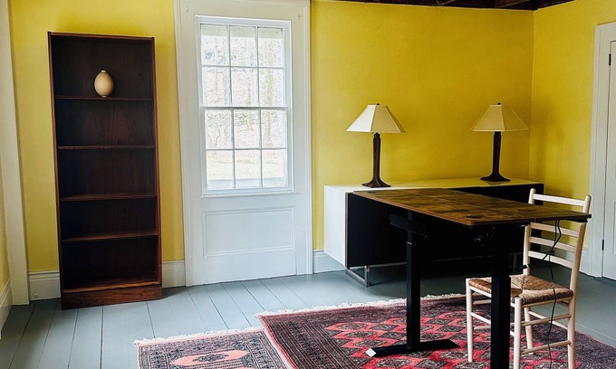 Harpersfield House | 4-bedroom Greek Revival Farm house in Stamford with 100 Acres To Roam + Sauna