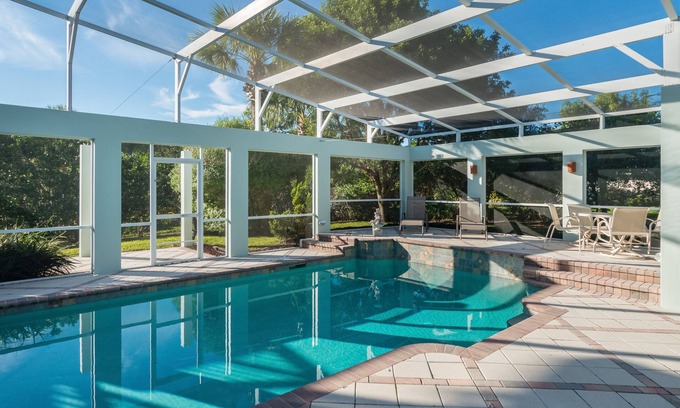 Central Beach House | 4 BR, 3 BA pool home - 100 yards from the beach!