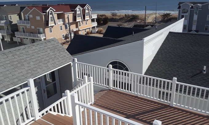 Sea Isle City House | 4 BR Beach Block Townhome with Roof Deck and Ocean Views