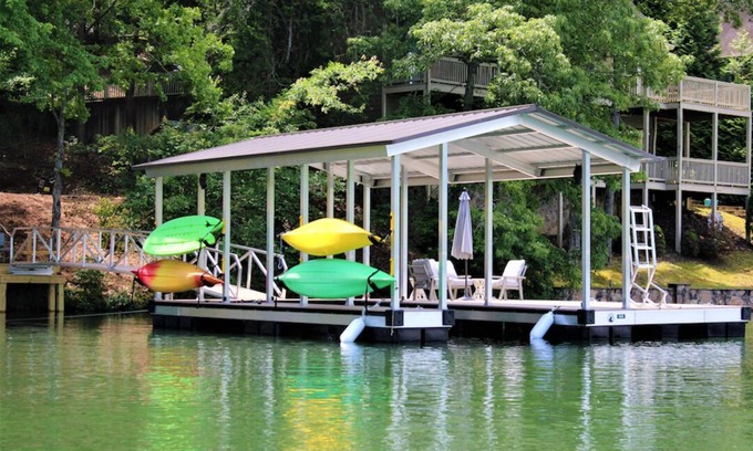 Hayesville House | 4 BR Lakefront Home in a Quiet Cove with Swim Dock and No Boat Traffic!