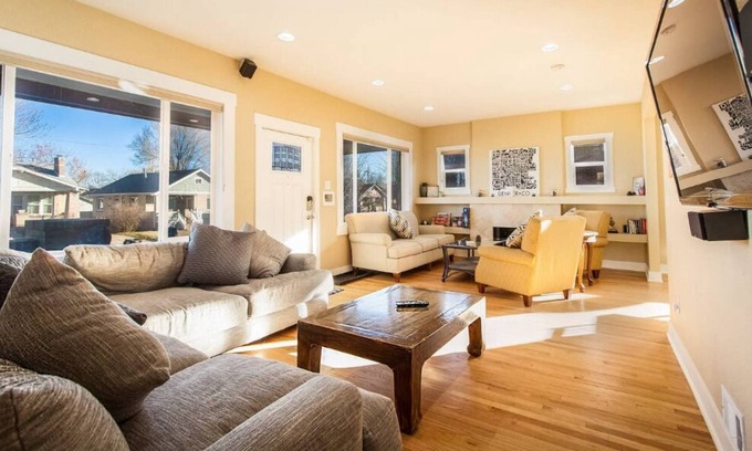 West Colfax House | 4 FULL Bedrooms w / Theater Room!