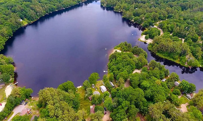 Hillsboro House | 4-season waterfront lake house: kayak/swim/hike/ ski, pets welcome