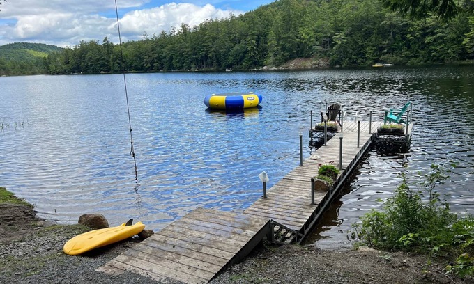 Chestertown House | 40 private acres of Lakefront Adirondack Paradise