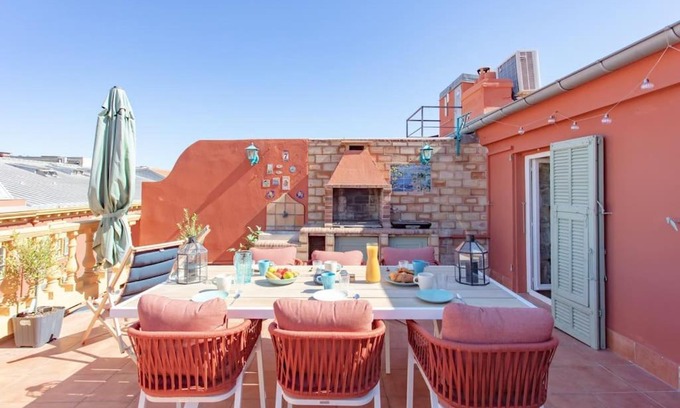 Jean-Medecin Apartment | #48 Suite Jean top floor terrace 5min walk sea AC