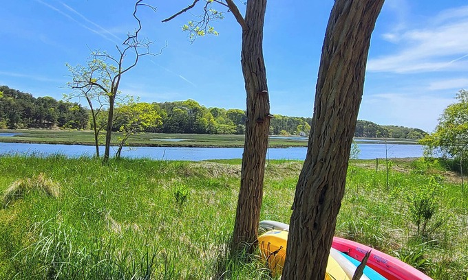 Truro House | 4BD Pamet River Waterfront Beauty-Central A/C, Screen Porch, Outdoor Shower, Kayaking