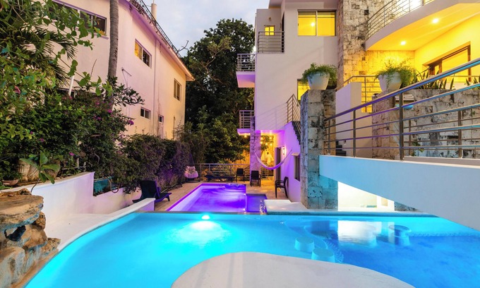 Playacar Villa | 5 bedroom luxury villa in Playacar. 2 minutes from the beach, Heated pool