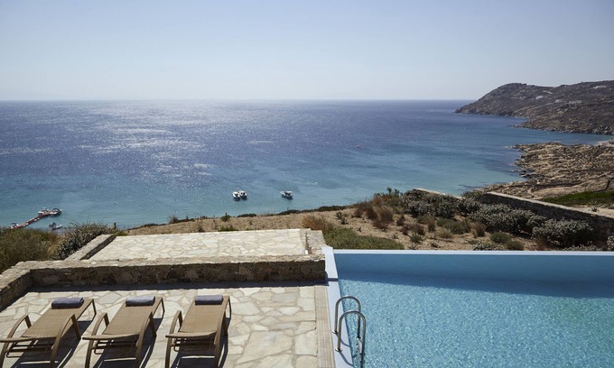 Elia Villa | 5 bedroom luxury villa with pool and amazing sea views near Elia beach