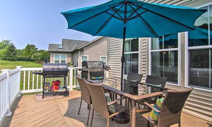 Ocean View House | 5 Mi to Bethany Beach: Chic Home w/Grill!
