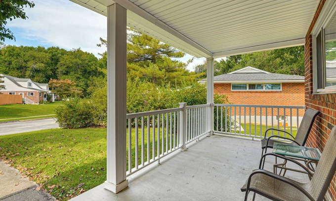 Rosedale House | 5 Mi to Downtown Baltimore: Quiet Home w/Porch