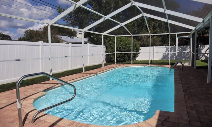 Clearwater House | 5 miles to Clearwater Beach Fun! Spacious Pool Home w/Yard!