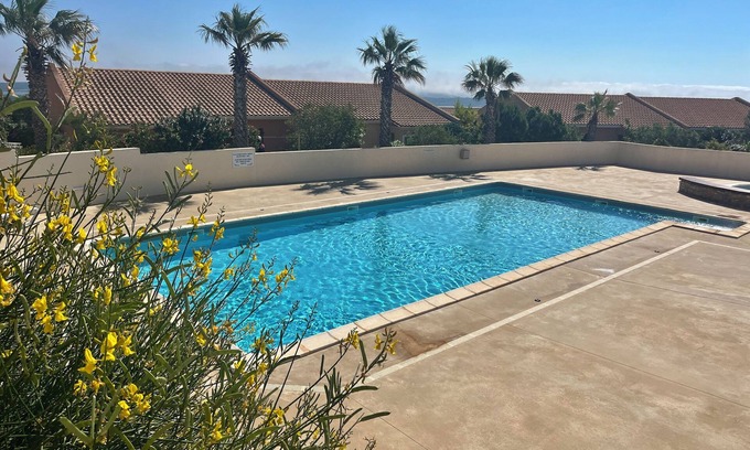 Fitou Villa | 5* modern villa, panoramic sea view, heated pool, air con, WiFi, walk to village
