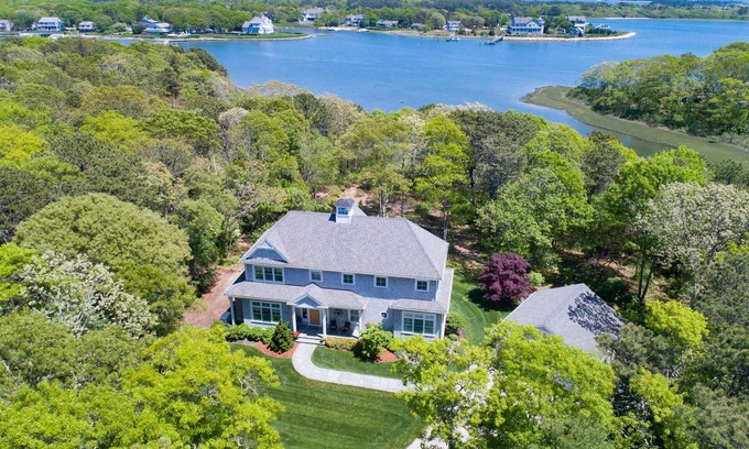 East Falmouth House | 5 Star Custom Waterfront Rarely Available. Don't Wait To Book Your Dream Trip!