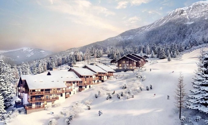 Valmorel Apartment | 50m from ski slopes, 5th floor, view mountain, balcony, tv, 66m², Valmorel