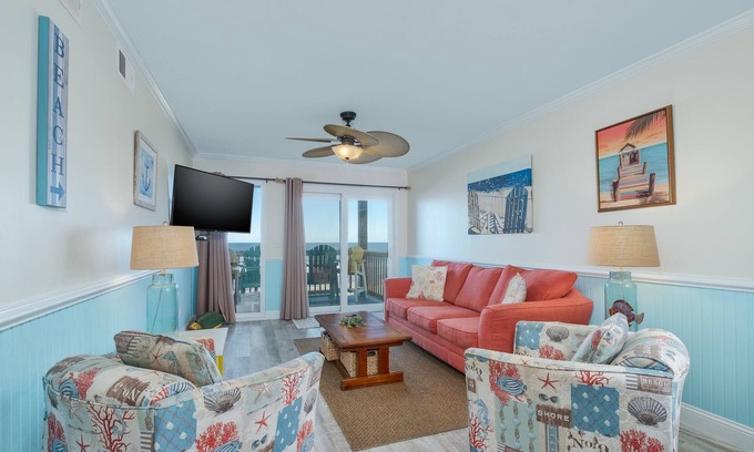Kill Devil Hills Condo | 5201 - Flip Flop Time, a cozy Oceanfront 2-bed condo in Kill Devil Hills NC, perfect for relaxing