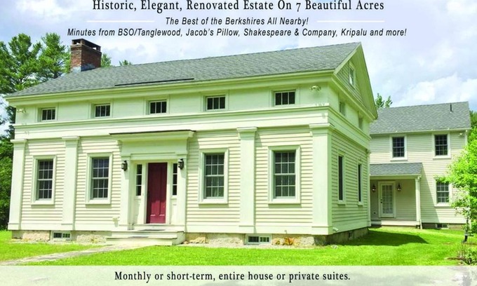 Lee House | 5Bdrm/6Bath estate on Lenox - Stockbridge border, near BSO Tanglewood
