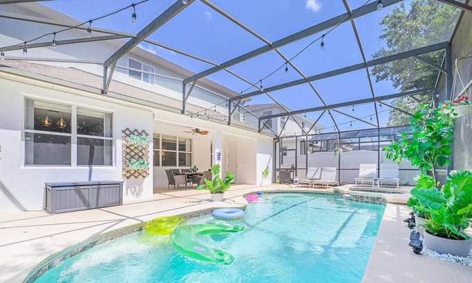 Legacy Park House | 5BR Home - Pool, Hot Tub, Games, and Near Disney!