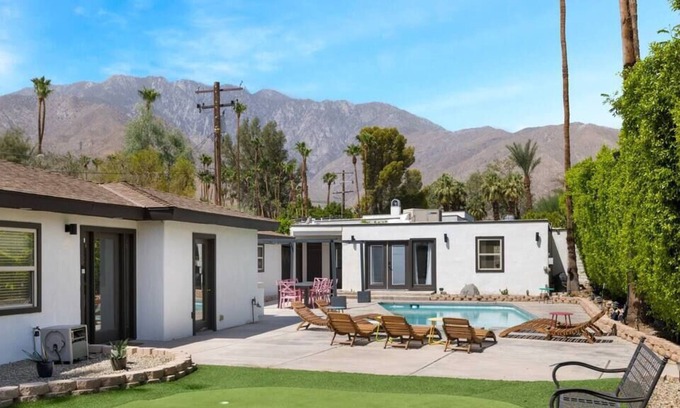 Racquet Club Estates House | 6 Bedroom Desert Oasis with pool, spa, & putt-putt