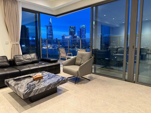 Thu Thiem Apartment | 6 star Celestial RiverVilla 4BR D1 180m Sky Panorama