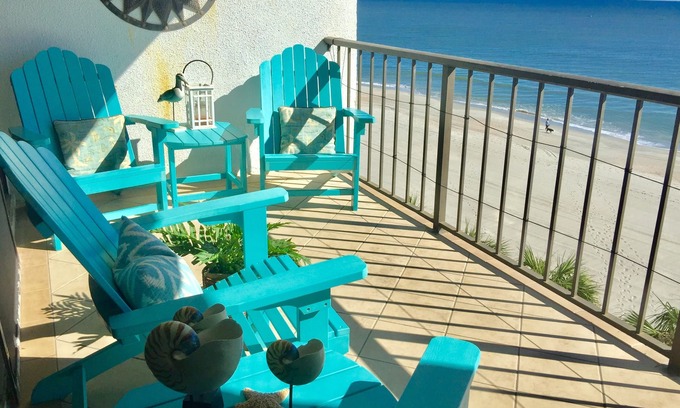Myrtle Beach Condo | 6D PERFECT for Picky People! Fabulous OCEANFRONT! W&D! ENJOY 10% OFF NOW!