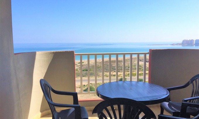 San Javier Apartment | 6th floor, front line facing the Mediterranean