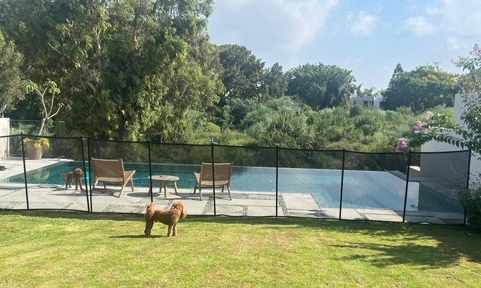 Caesarea Villa | 7BR Seafront Villa With Fenced Pool And Jacuzzi