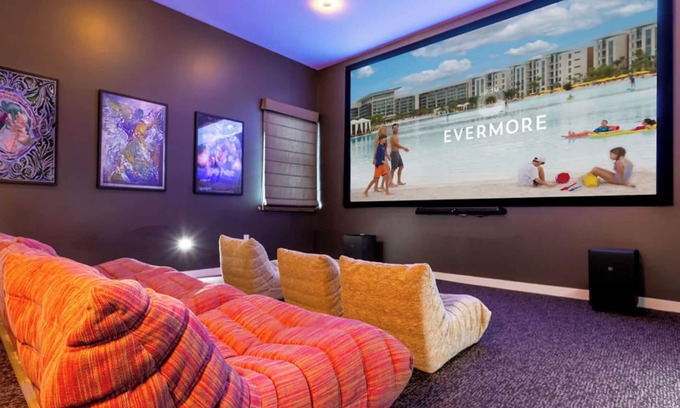 Florida Central Atlantic Coast Resort | 8 Bedroom 9 Bathroom Entire House with Home Theater in Orlando, FL near Disney!