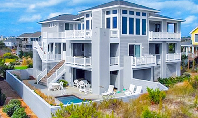 Whalehead Beach House | 8BR Oceanfront | Pool | Hot Tub | Pool Table