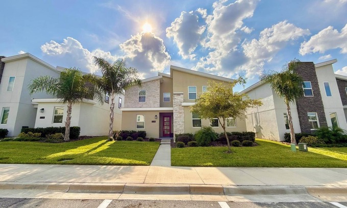 Four Corners House | 9246 - Spacious 7-Bedroom Home with Game Room, Sunny Pool & Large Outdoor Area