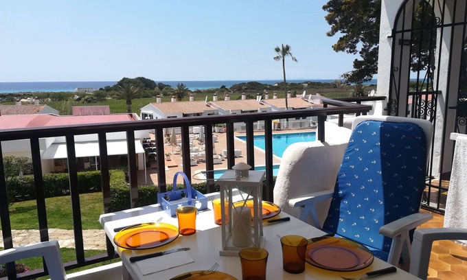 Son Bou Apartment | A 5-minute walk to Son Bou beach, with beautiful sea views!