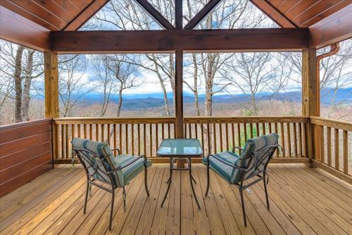 Mineral Bluff House | A Bears Lair - Scenic Views, Hot Tub, Cozy Fireplace in the Prestigious Mountain High Community near Blue Ridge - Mineral Bluff,