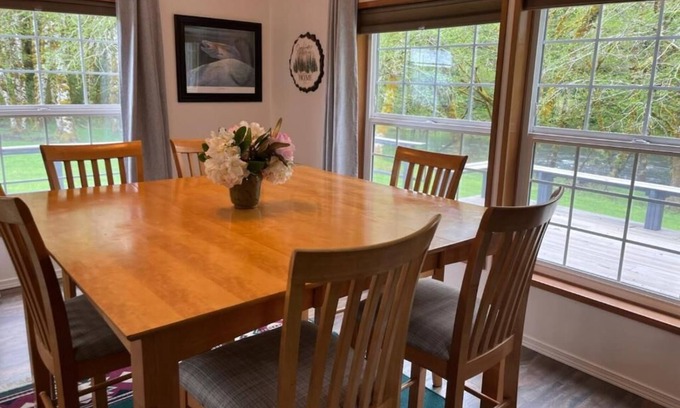 Beaver Cabin | A Cozy 2-bedroom cabin with awesome private Sol Duc River's waterfront