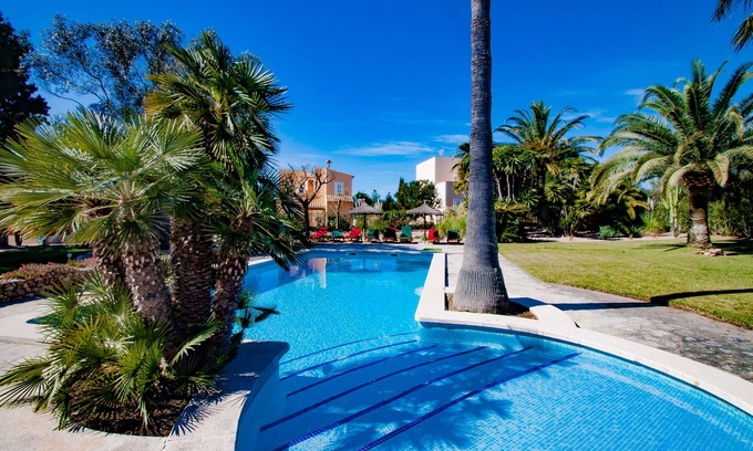 Cala Murada House | A finca in the town - Bungalow with pool, large garden, boccia court and more.