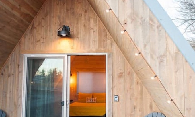 Emigrant Cabin | A-Frame 8 @ Tiny Town Campground- Boutique camping