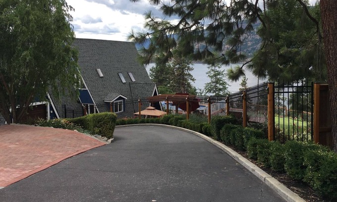 Central Okanagan Cottage | A-Frame Cottage with great lake views and above ground pool