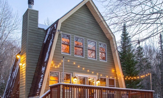 West Dover House | A frame in the mountains! ski, hike and bike!