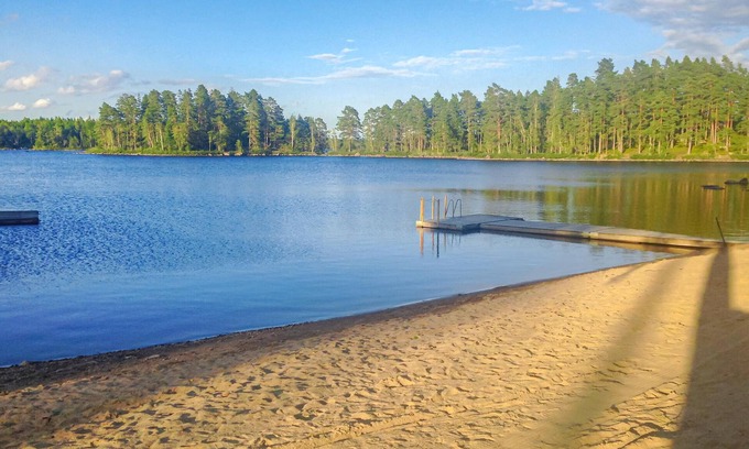 Ryssby House | A good standard awaits you in this vacation home in Målaskog, which is located near Ryssby.