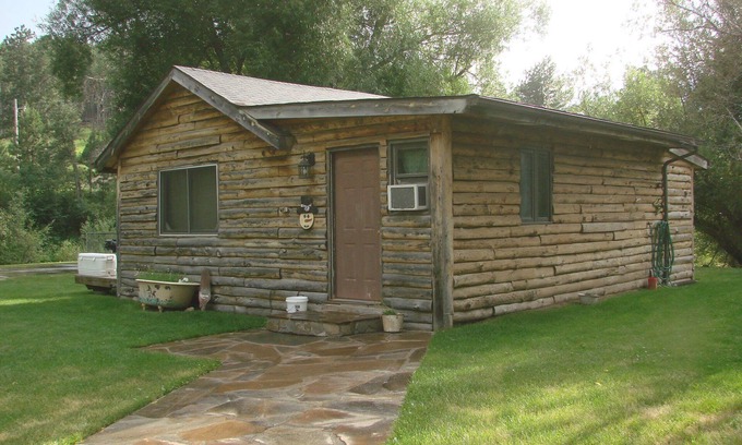 Hill City Cabin | A Rustic/modern cabin by the creek a big front yard and lots of Wildlife abound