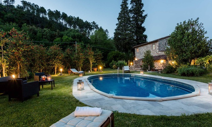 SantʼAndrea di Compito Villa | A secret sweet idyllic retreat for 2 couples with private pool & air conditionin