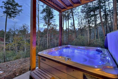 Cherry Log Villa | A Starry Night Brand new cabin nestled in the Aska Adventure Area