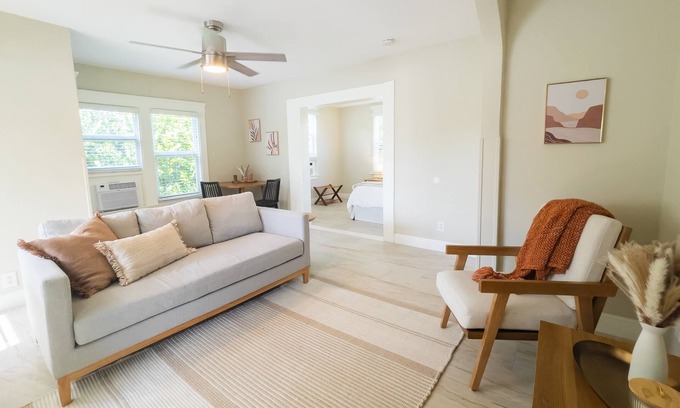 Lake Worth Apartment | #A - Thoughtfully Curated Condo near Beach + DT